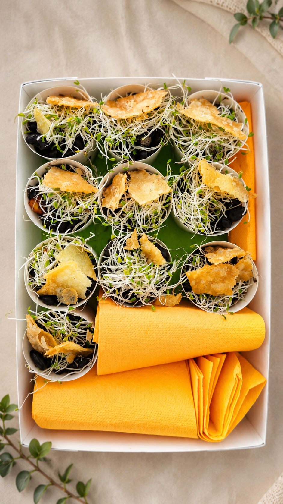 Catering Yip Yip con presentación en caja
