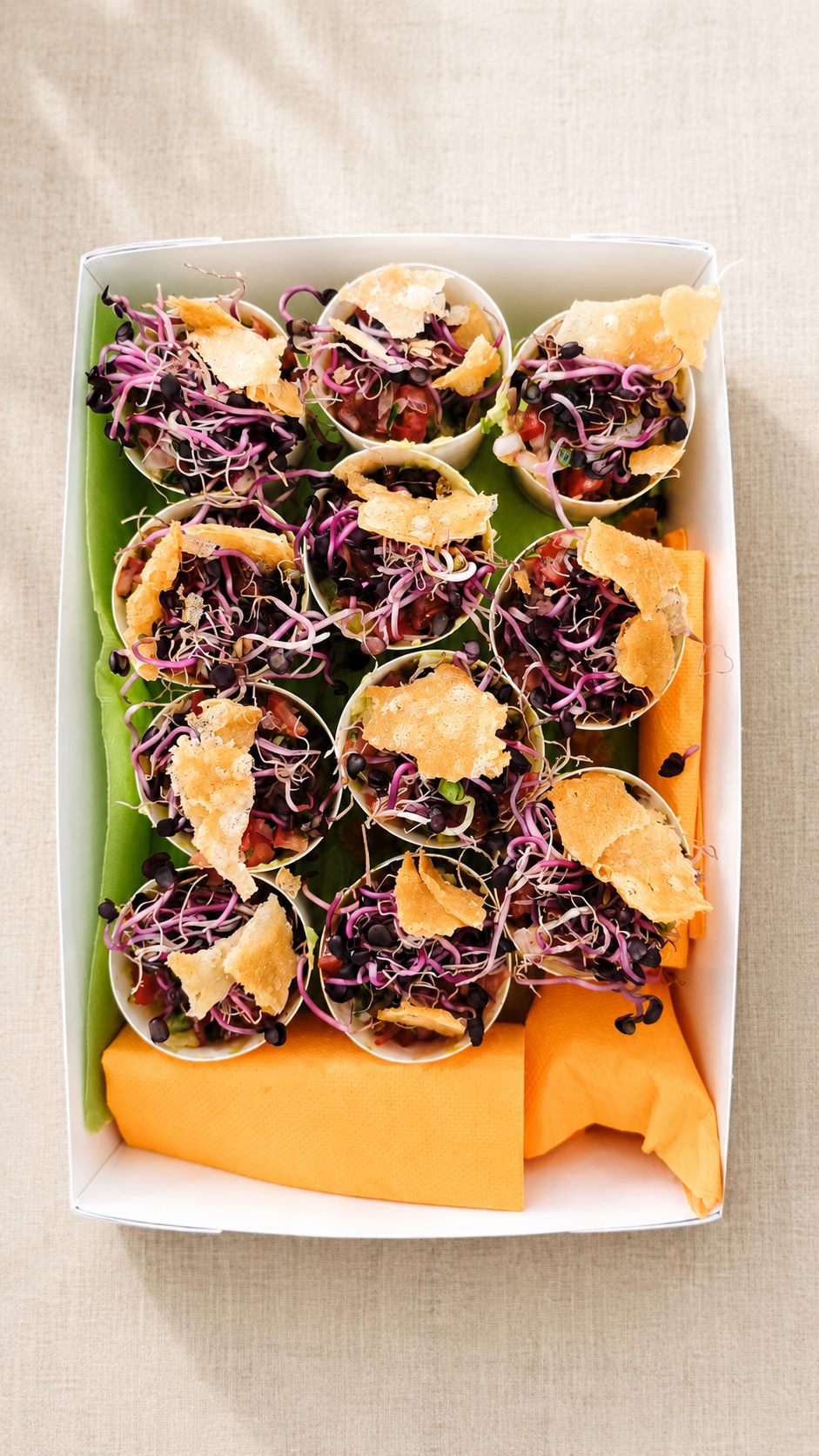 Catering colorido para celebraciones